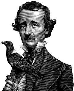 fer1972:  The Raven by Edgar Allan Poe On a day like to day but