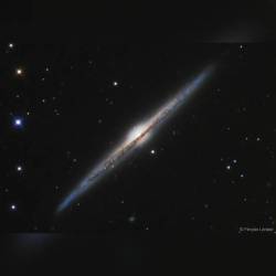 NGC 4565: Galaxy on Edge #nasa #apod #galaxy #ngc4565 #needlegalaxy