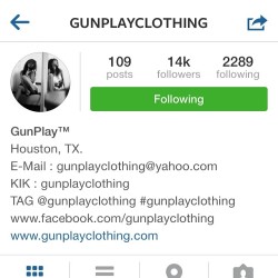 @gunplayclothing always got models and they be bad af #gunplayclothing