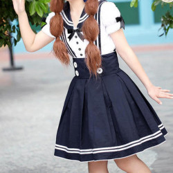 syndromestore:    Japanese Navy Sailor Uniform Short/Long-Sleeved