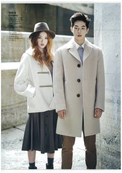 sungkyunglee-blog:  Lee Sung Kyung and Nam Joo Hyuk for Cosmopolitan,