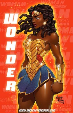 superheroesincolor:    Wonder Women (Nubia & Diana)   by