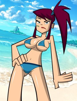 bluedragonkaiser:  grimphantom2:  Morgan bikini by grimphantom