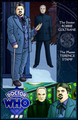 type40capsule:  Robbie Coltrane as The Doctor by Paul Hanley