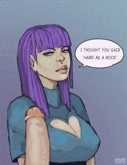 nsfwkevinsano:  maud is unimpressed by the hardness of this boner