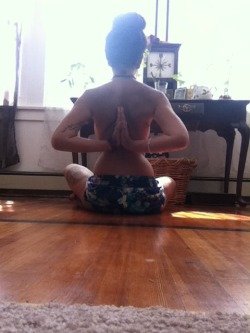 yoga forever! tarassein: reverse prayer first thing this morning