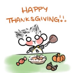 askhqchibis:  Happy Thanksgiving Day everyone!!