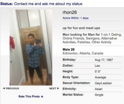 PROFILE SPOTLIGHT (Male): One of our most popular users in Canada.