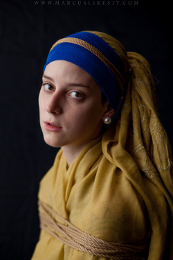 marcuslikesit: Cam Damage as The Girl With a Pearl Earring by