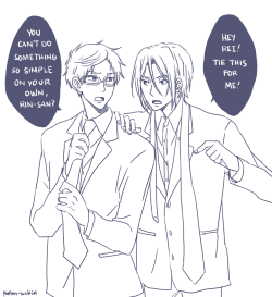 fallen-lucifiel:  When Rei gets really talkative, he forgets