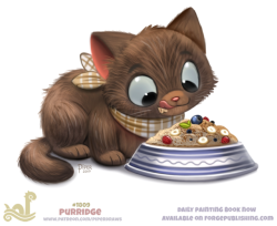 cryptid-creations:  Daily Paint 1809# Purridge Daily Paintings