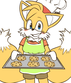 alittlebitfast:I feel like Tails would be really good at baking.