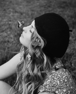 shadedgirl:  Out with the butterflies today? faithhopeloveanbutterflies