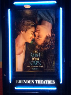 personallyhated:  I FINALLY SAW A POSTER FOR TFIOS IN A LOCAL