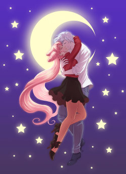 girlsbydaylight:  SM: Helios X ChibiUsa by Roots-Love  yesssss