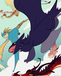 hoursago:  dragon print for ax because i.. love… dragons IM