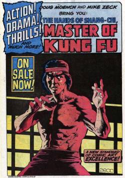Shang-Chi house ad (1979) by Mike Zeck.