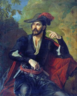 Vasily Tropinin (Russian, 1776-1857), Rogue (Portrait of Prince