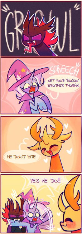 texasuberalles:YES HE DOES by Sockiepuppetry