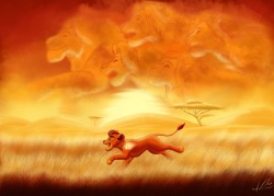 leors-artblog: <i>Race with the Lion Elders. </i>