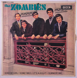 classicwaxxx:  The Zombies “Kind Of Girl” EP - Decca Records,