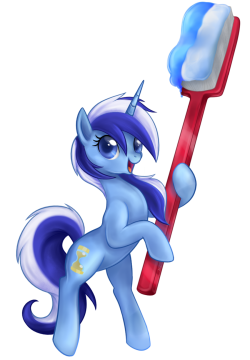 equestrian-pony-blog:  BRUSH by Mn27  x3 <3