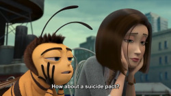 funnuraba:  bee movie is rated pg for parental guidance 