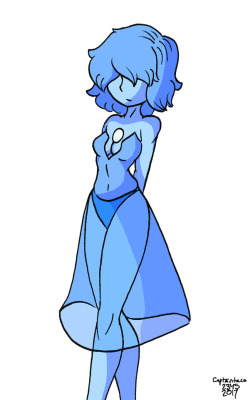 Blue Pearl from Steven Universe. Out of all 3 Pearls we’ve