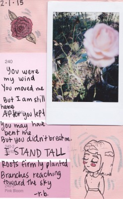 fleurghost:2/1/15 art journal entry today ft. a poem i wrote