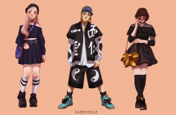 sarenhale: Some Harajuku fashion studies that I did a couple