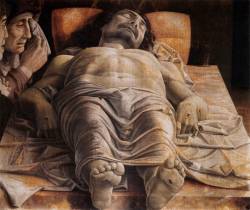 renaissance-art:    Andrea Mantegna  c. 1490The Lamentation over