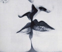 pentauroi:  Man Ray - Negative Kiss, 1935