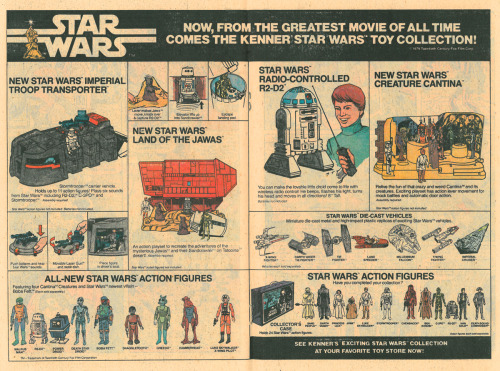 alexhchung:  Kenner Star Wars toy ads from comic books in 1980.  