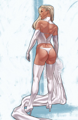 dimaiv-nov: Emma Frost commission I did months ago that i finally