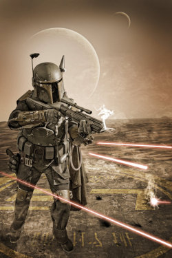 fettoftheday:  (via With Prejudice - Boba Fett by AndrewDobell