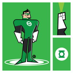 herochan:  Green Lantern  - Vector IllustrationCreated by Diego