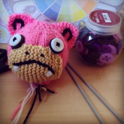 wolfiboi:  Work in progress Mega Slowbro Knitted Plush #pokemon