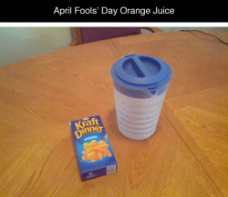 soldierofthecosmos:  tastefullyoffensive:  April Fools’ Day