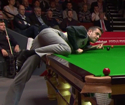 malesportsbooty:  World snooker champion Mark Selby doing that sexy over the table move.  