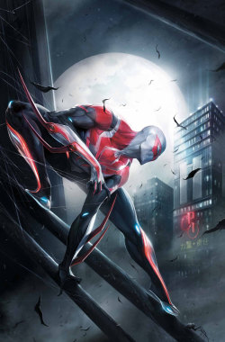 captainstarlord:  Spider-Man 2099 #3 Cover by Francesco Mattina