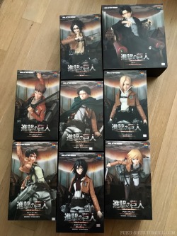 Finally completed my SnK Medicom Real Action Heroes collection!!