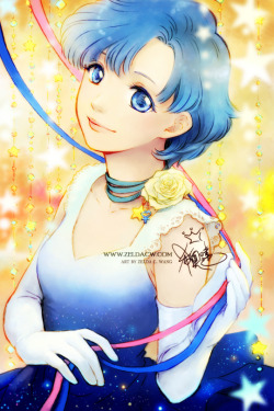 zeldacw:  Sailor Mercury . Ami Mizuno . 水野亜美Sailor Mars