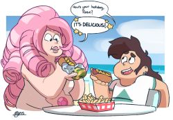 genchiart:  I figured Rose wanted to try some human experiences