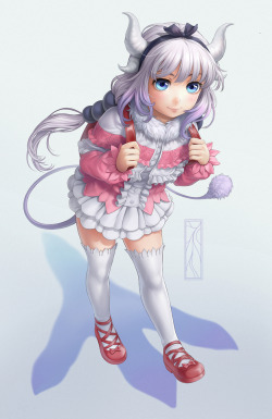 rarts:  Cute dragon girl Kanna Kamui: Kobayashi-san Chi no