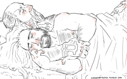 ladynorthstar:  I like to draw them sleeping. a lot. they deserve