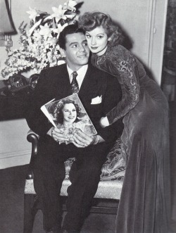 welovelucille:   Lucille Ball and Desi Arnaz in 1940 