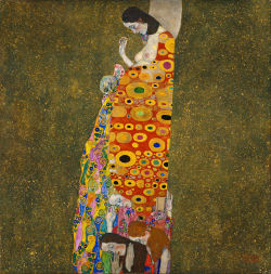 thepaintinghasalifeofitsown:  Gustave Klimt: Hope II 