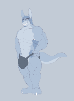 neospron:Drew a sexy roo x3