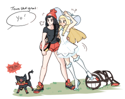 dashingicecream:another f!trainer/lillie doodle c: