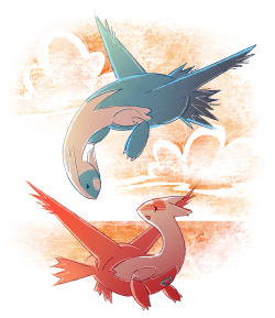 nagai13:  #380: Latias#381: Latios 